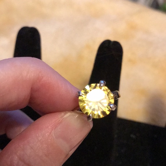 Citrine and Sterling ring. - Picture 4 of 4